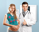 Pregnant Woman With Doctor