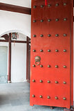 red doors Wen Miao confucius temple shanghai china