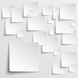 Paper squares abstract vector background
