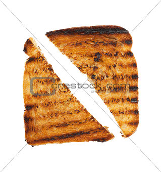 White bread toast