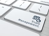 Management Concept. Button "Time Management".