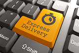 Keyboard with "Express Delivery" Button.