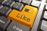 Keyboard with "Like" Button.