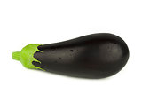 Eggplant on a White Background