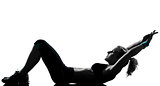 woman workout fitness posture abdominals