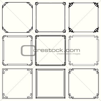 Decorative frames