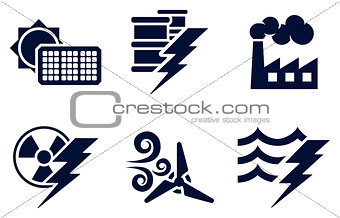 Power and Energy Icons