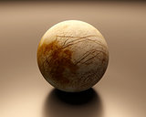 Jupitermoon Europa blank