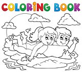Coloring book summer activity 1