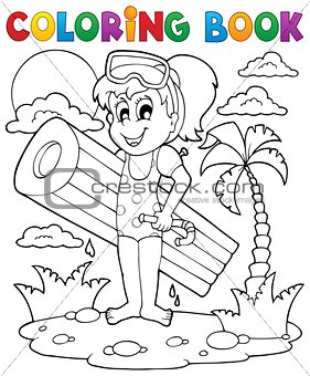 Coloring book summer activity 2