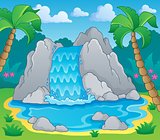 Image with waterfall theme 2