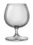 Brandy glass isolated