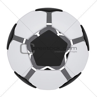 Soccer ball consisting of unconnected parts