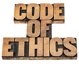 code of ethics in wood type