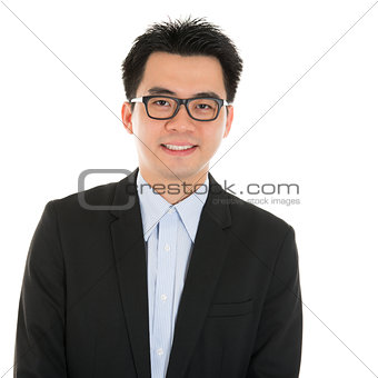 Smart Asian business man