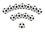 RSS symbol of soccer balls