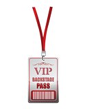Backstage pass vip illustration design