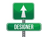 designer road sign illustration design