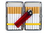 cigarette case with lighter