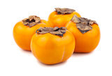 Four persimmon fruits