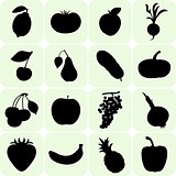 Fruit and Vegetables icons