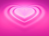heart wave pink