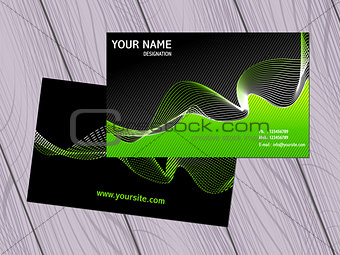 abstract business card template