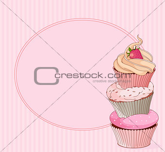 Cupcake place card