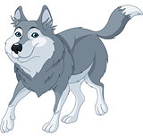 Cartoon wolf