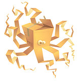 boxtopus, isolated