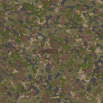 Summer Camouflage Pattern. Seamless Texture.