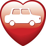 Heart Shape with car