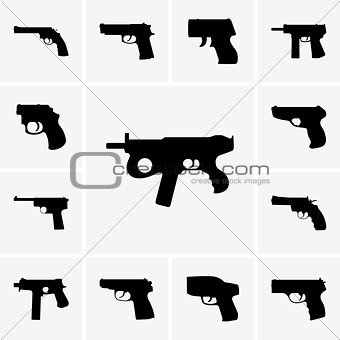 Pistol icons