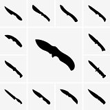 Knives icons