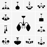 Chandeliers icons