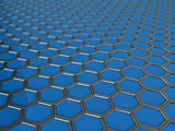trendy background with hexagons