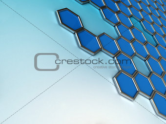 pattern of hexagons