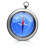 3d compasses pointing to business