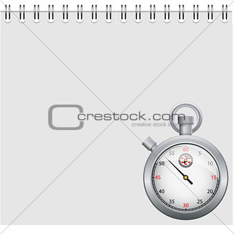 Note and stopwatch