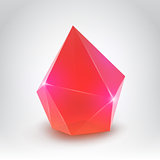 Red crystal
