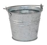Fresh water in a miniature metal bucket