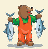 Bear - fisherman