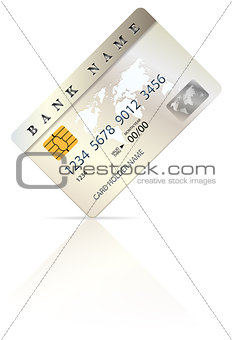 Credit or debit card design template