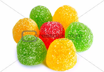 chewing marmalade multi-colored 