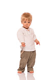 Full length portrait of a young boy