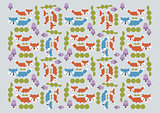 Print Pattern - Fox in the Forest