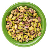 bowl of pistachio nuts