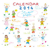 calendar 2014 kids cover 