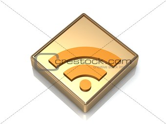 New RSS gold symbol