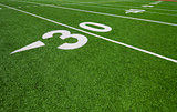 thirty yard line - football 
